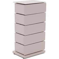 Spinder Design ladekast Joey 5 - Silky Taupe