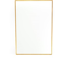 Housevitamin Rectagular Mirror Brass - Gold - 30x20x1cm