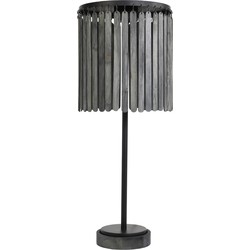 Light & Living - Tafellamp GULARO  - 30x30x78cm - Zwart