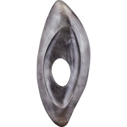 PTMD Wandpaneel Kellaine - 32x4x80 cm - Aluminium - Zilver