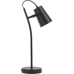 Beliani FLINT - Tafellamp-Zwart-Staal