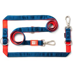 Multi-function leash hondenriem, matrix red/xs - Hortus