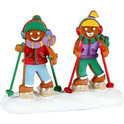 Snowshoe Walkers 12x4x18 cm Kersthuisje