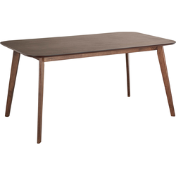 Beliani EPHRATA - Eettafel-Donkere houtkleur-MDF