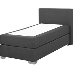 Beliani PRESIDENT - Boxspringbed-Grijs-Polyester