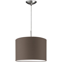 hanglamp tube deluxe bling Ø 30 cm - taupe