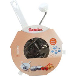 Metaltex Passeerzeef 20 cm RVS/Wit