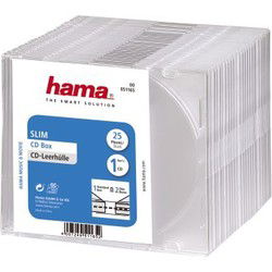 Hama CD Slim Box Transparant 25Pak