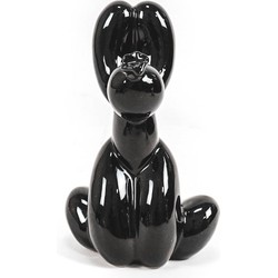 Housevitamin Sitting Balloon Dog - Black - 24x9x14cm