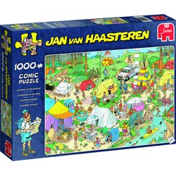 Jumbo Jumbo puzzel Jan van Haasteren Kamperen in het Bos - 1000 stukjes
