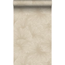 Origin Wallcoverings behang 3D-motief bladeren beige - 50 x 900 cm - 348006