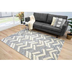 Sofia Modern Grijs vloerkleed - - 280 X 370 CM