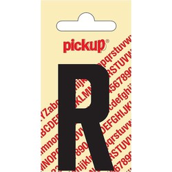Plakletter Nobel Sticker zwarte letter R - Pickup