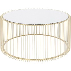 Kare Salontafel Wire Uno Brass