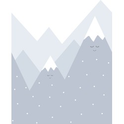 ESTAhome fotobehang bergen lichtblauw - 200 x 279 cm - 159090