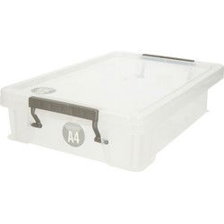 Whitefurze Allstore Opbergbox - 5,5L - kunststof - 39x25x9 cm - Opbergbox