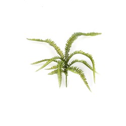 Fern bush x11 green 58 cm kunstbloem zijde nepbloem