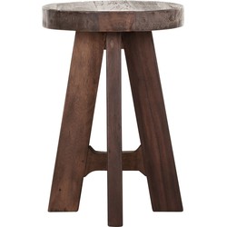 DTP Home Stool Timber round,50xØ35 cm, mixed wood