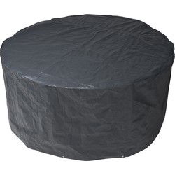 Nature beschermhoes tuinset - grijs - 90 x 205 cm - rond - Tuinsethoezen