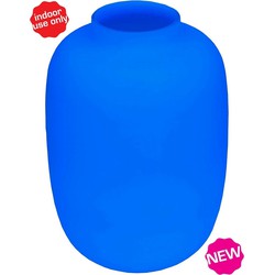 Artic M neon blue Ø25 x H35 cm vaas Vase The World