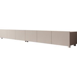 Meubella - TV-Meubel Kenderes - Beige - 300 cm