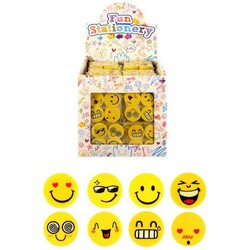 120 Stuks Smiley Gummen - 4-delige Smiley - In Traktatiebox - Uitdeelcadeautjes - Traktatie voor kinderen - Jongens - Meisjes