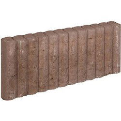 10 stuks! Mini palissadeband bruin 6x25x50 cm