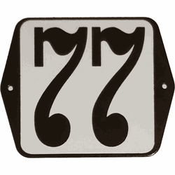 Hausnummer Standardnummer 77 - Warentuin Mix