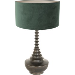 Steinhauer tafellamp Bois - zwart - hout - 3762ZW