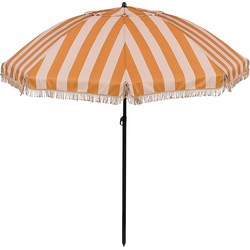 Edelman Osborn parasol bruin - Ø220 x 238 cm