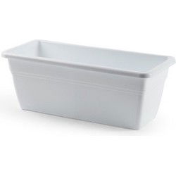 Plantenbak - wit - rechthoekig - 40 x 18 x 15 cm - Bloembakken - Plantenbakken