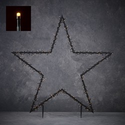 Garden d'light star garden stake 225 led warm white 8 function controller and timer-l90h102cm