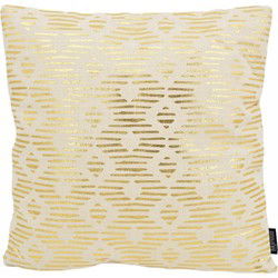 Sierkussen Java Gold / Natural | 45 x 45 cm | Katoen