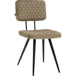 Kick eetkamerstoel Toby - Taupe