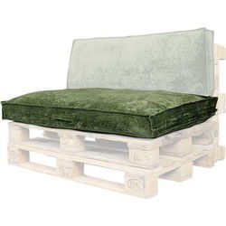 Unique Living | Palletkussen Bay | Outdoor Collectie | Donkergroen | 80x120x12cm