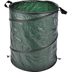 HI Tuinafvalzak - pop-up - groen - rond - 130 liter - Tuinafvalzak