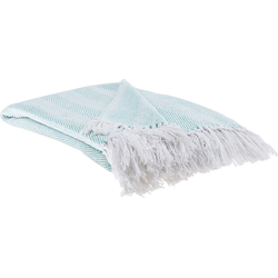 TANGIER - Plaid - Mintgroen - 130 x 160 cm - Katoen