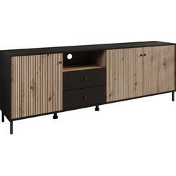 Meubella - TV-Meubel Charles - Eiken - 208 cm