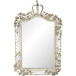 Clayre & Eef Spiegel Beige IJzer