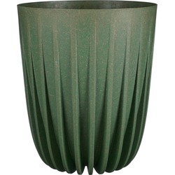 Mica Decorations Lungo Bloempot - H46 x Ø39 cm - Polypropyleen - FSC Mix - Groen