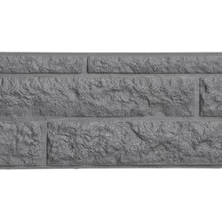Berton Rotsmotief vulplaat antraciet 184 cm Tuindeco