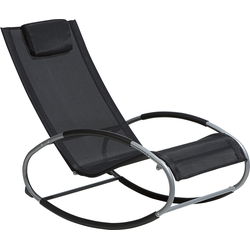 CAMPO  - Strandstoel - Zwart - Polyester