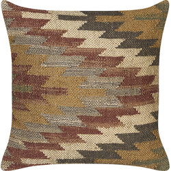 Beliani DEEPOR - Sierkussen-Multicolor-Jute