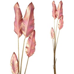 PTMD Leaves Plant Paradise Blad Kunsttak - 107x26x156 cm - Rosé Goud