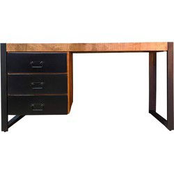Starfurn Bureau Boaz | 145 cm | metalen lades