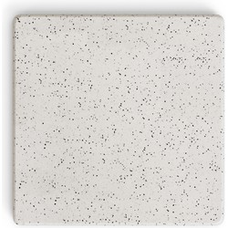 Kave Home - Saura vierkante buitentafelblad van wit terrazzo 70 x 70 cm