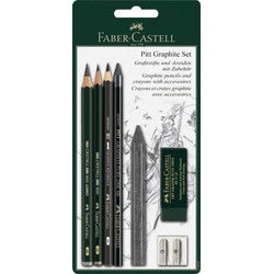 Faber Castell FC-112997 Potloodset Faber-Castell Pitt Graphite 7-delig Op Blister