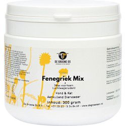 DE GROENE OS FENEGRIEK MIX HOND / KAT 300 GR