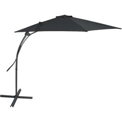 Feel Furniture - Zweefparasol - 3 Meter - Donkergrijs