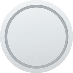 COURSEULLES - LED-spiegel - Zilver - Glas
